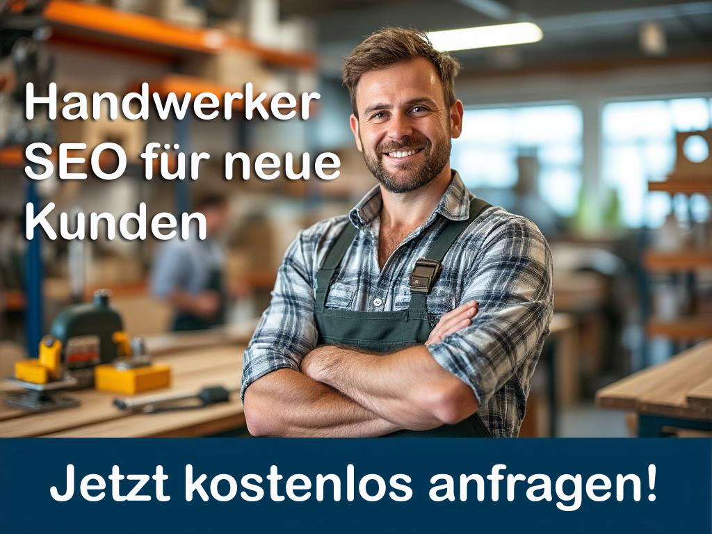 SEO für Handwerker - jetzt kostenlos anfragen